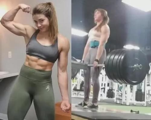 展示|加拿大女孩展示最强深蹲姿势！男人惊呼：这样的女友，怕了...