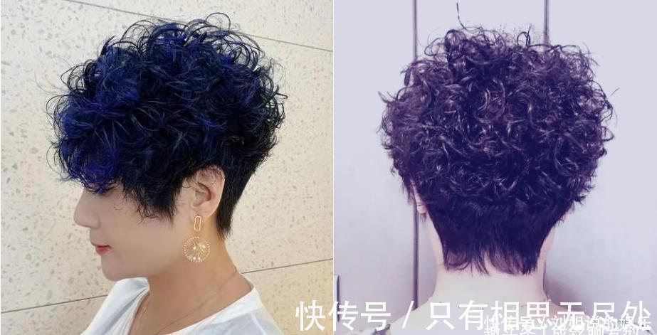 卷发|为什么女人老了都喜欢剪短发烫卷发?短发好打理显发量,也更减龄