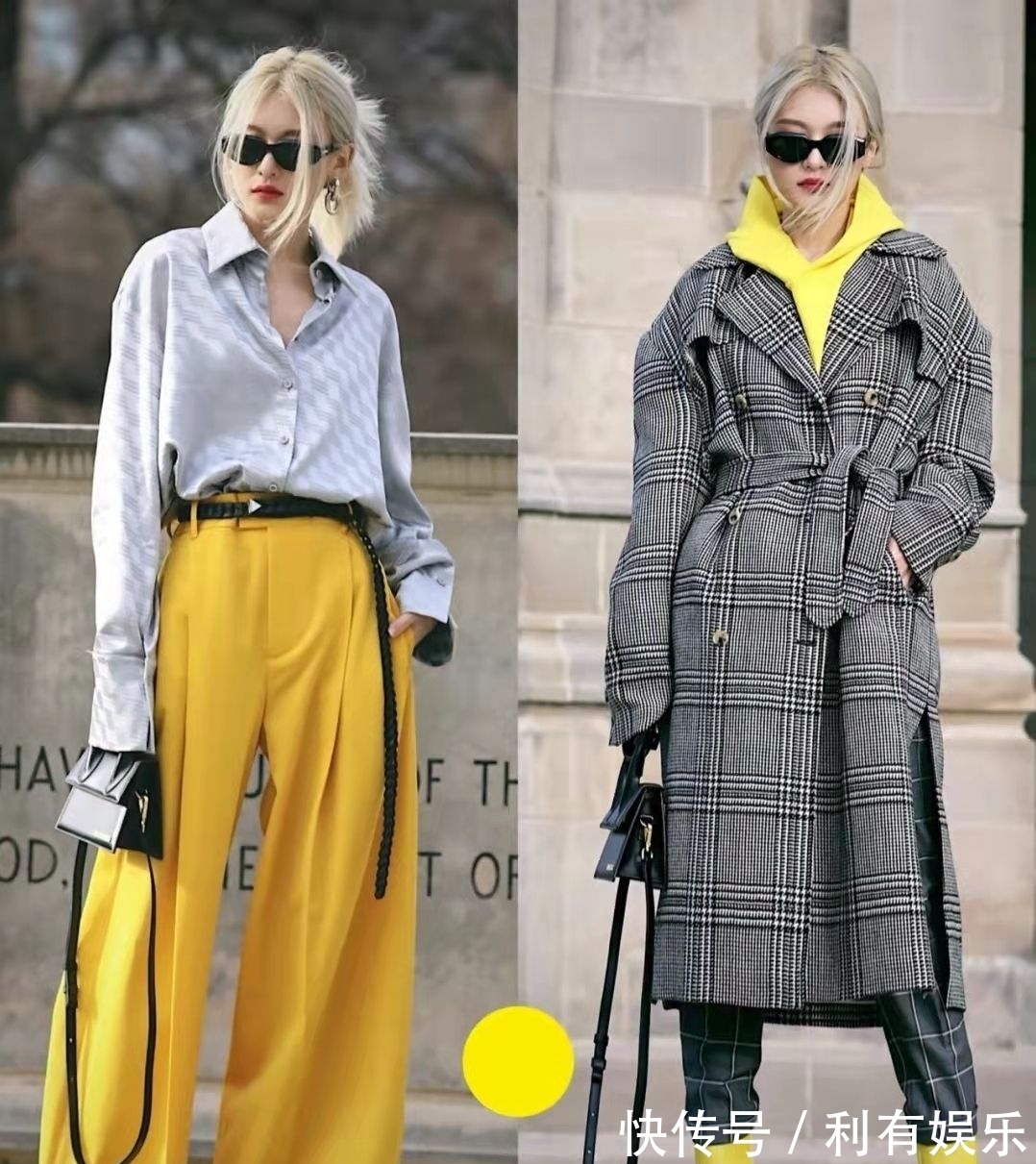 小姐姐 超级好看的“撞色穿搭”,每一套都很亮眼,适合爱美的你