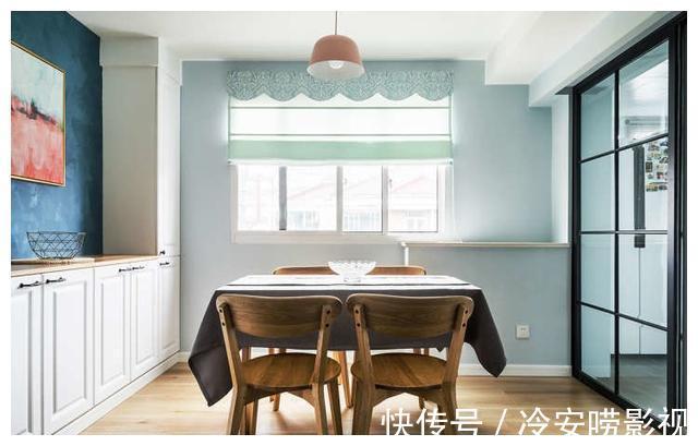 清玻|82平简约现代风空间，跳色搭配清新柔和，轻松心情还舒适
