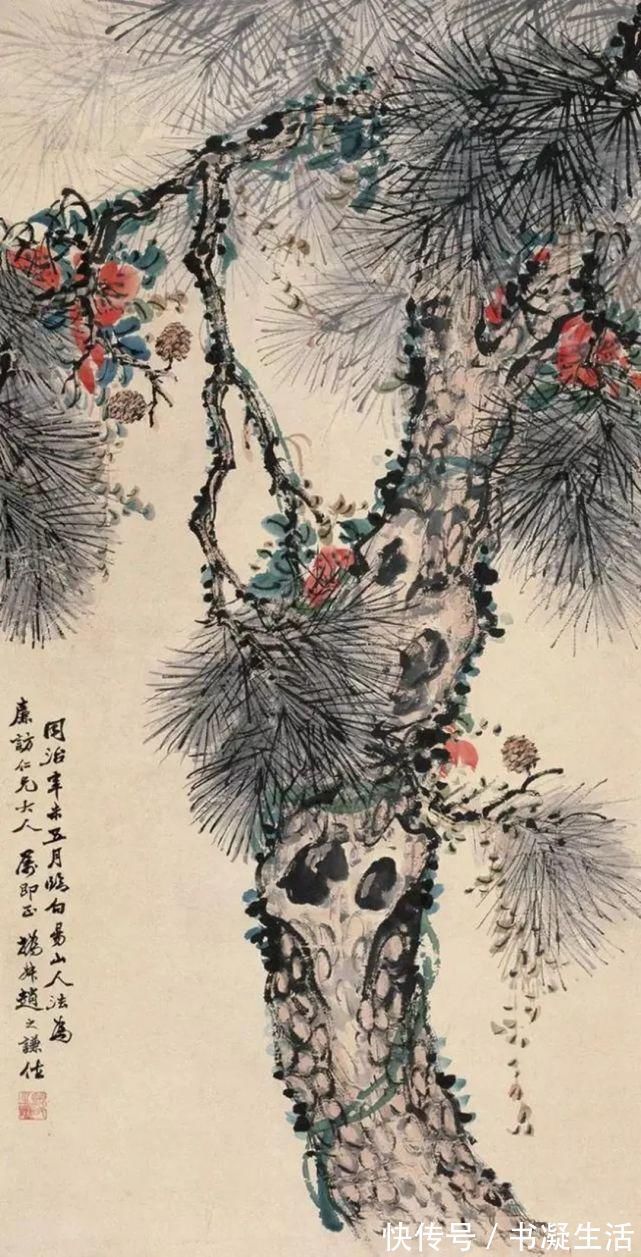 文人@他的书画与齐白石吴昌硕不相上下,为何鲜为人知?