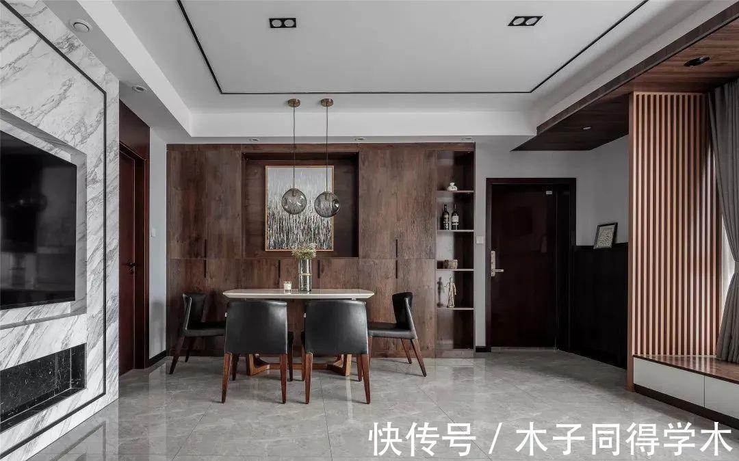 格调|103平㎡现代简约风新房,客餐厅巧妙设计,整体格调满满!