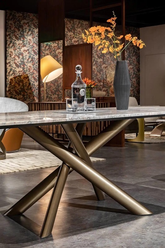 材质|2021大理石餐桌年终盘点,这5款过于火爆