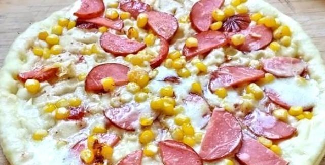 想吃披萨不要出去买,没有烤箱也能做,香甜暄软又拉丝,特好吃