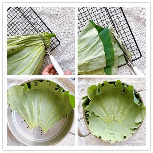 粳米粉|记忆中夏天最美好的味道，荷叶的清香米糕的Q弹软糯，做法还简单