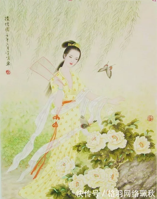 秦淮八艳，被后人称为中国古代十大年夜名妓之一，情感生活却精神萎顿