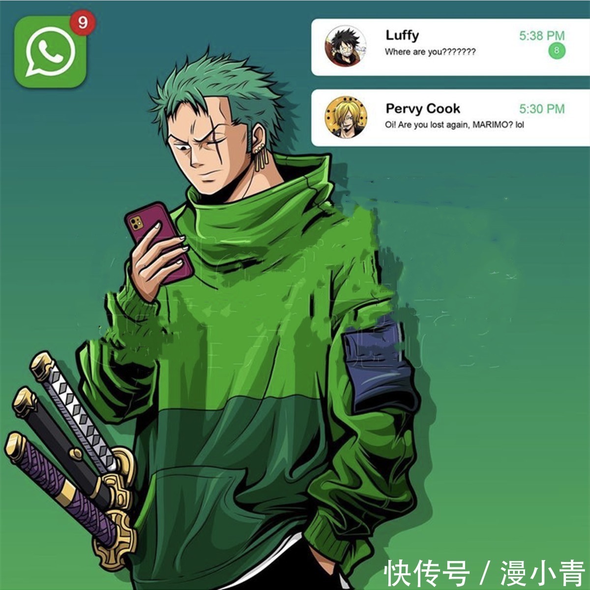 路飞|海贼王主角迷上了网络,路飞做起了美食直播,布鲁克成了摇滚歌星