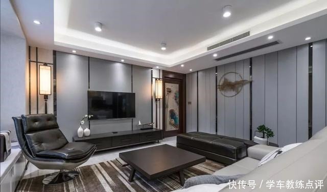 现代|新中式客厅电视墙，儒雅端庄，华丽大方！新中式客厅电视墙，儒雅端庄，华丽大方！