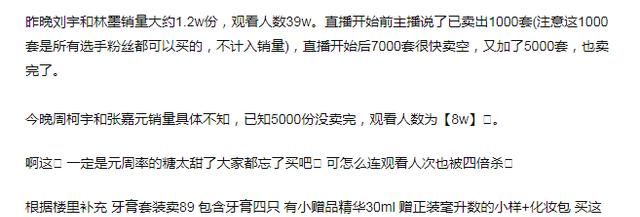 创4周柯宇断层第一，带货却销量惨淡，品牌方一张图将他打回原形