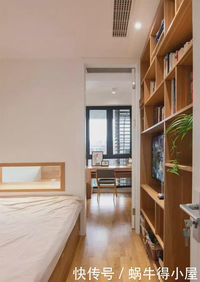 西厨|89㎡两室改三室,客厅不买沙发,舍弃电视墙,围合卡座很实用