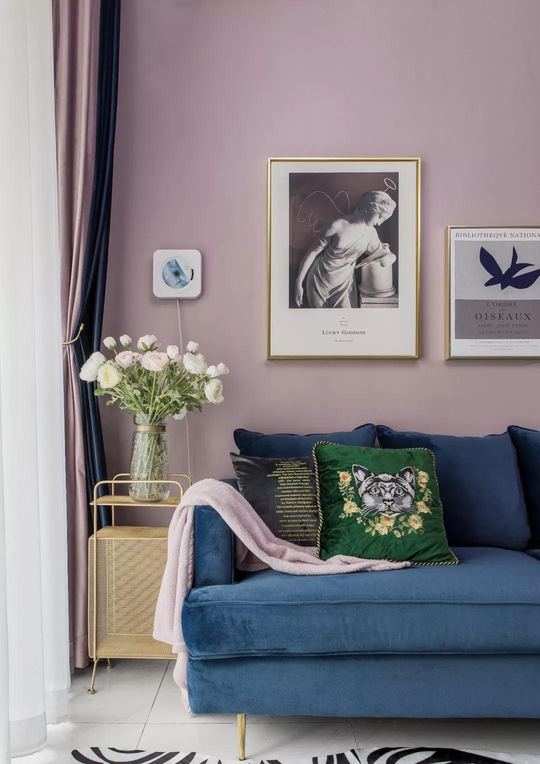 金属|79㎡旧房改造,阳台打通纳入厨房,莫兰迪配色超高级