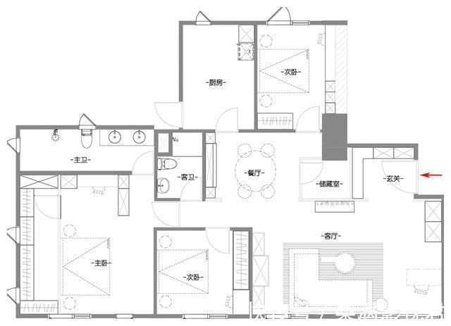 典雅|她家的装修太有贵族气质了,比美式风格更耐看,一进门就被惊艳到