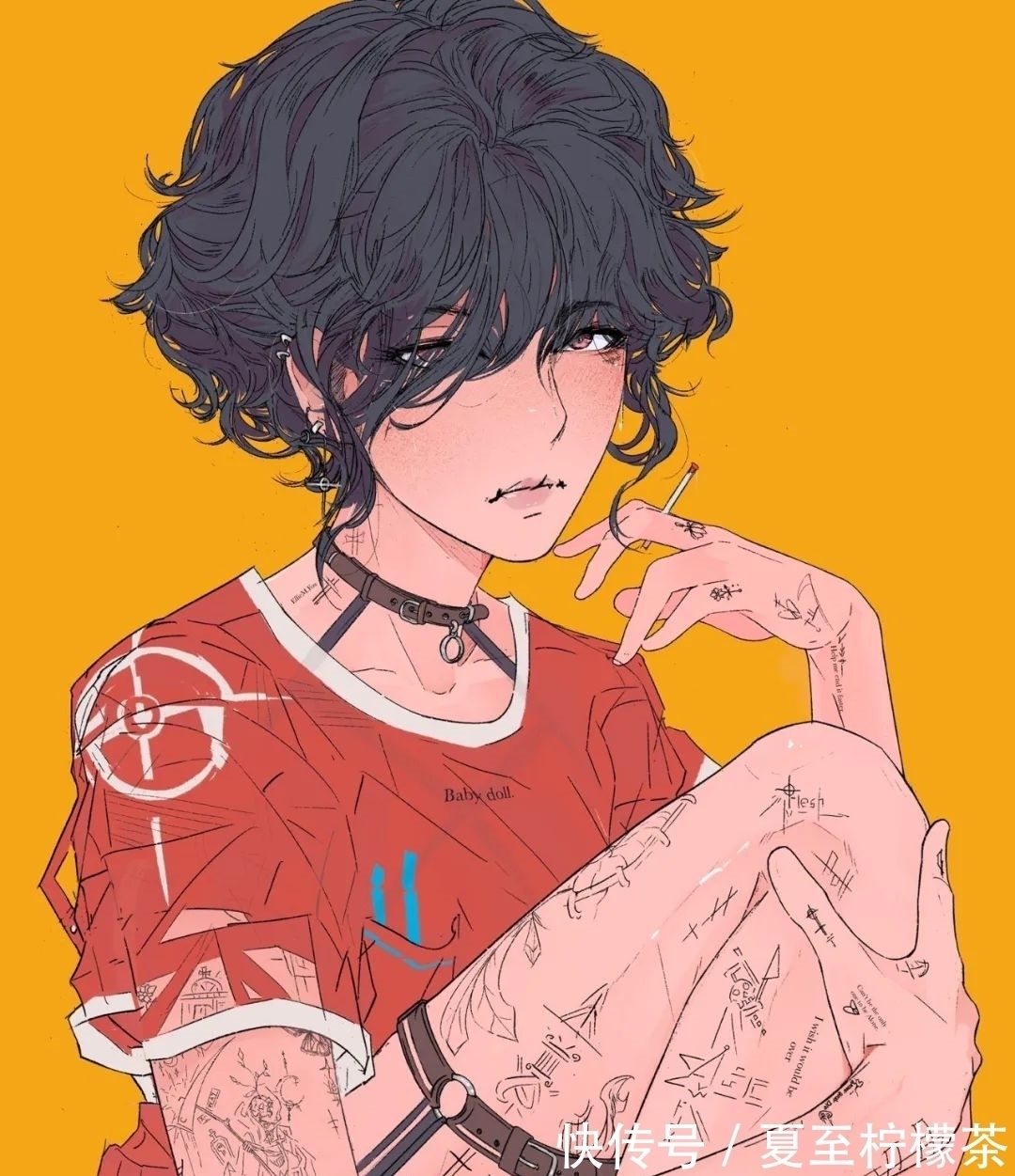 时尚风#插画师EllieMaplefox作品欣赏丨一大波甜酷头像壁纸来袭!