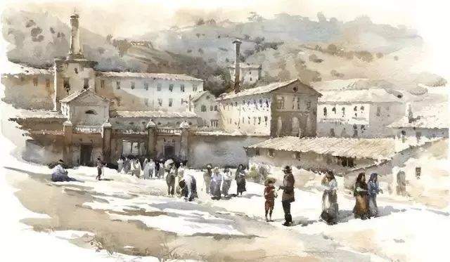 风景|风景诱人!这样的水彩作品,怎能不爱?