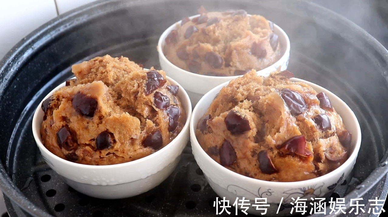 发糕|教你在家做红糖大枣发糕,诀窍告诉你,松软香甜又好吃,超简单