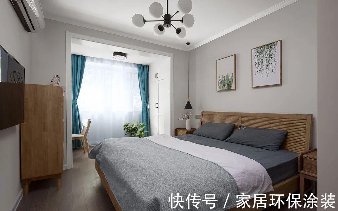 乳胶漆|77㎡小户型简约风,一个好设计方案,可以发挥每一平米空间的价值