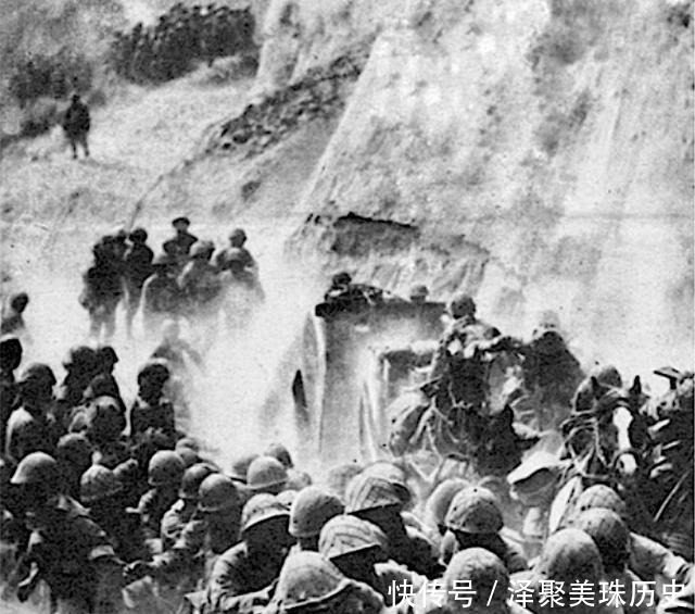 据点|日本记者拍摄，疯狂进攻豫湘桂的日军，华北的鬼子碉堡据点