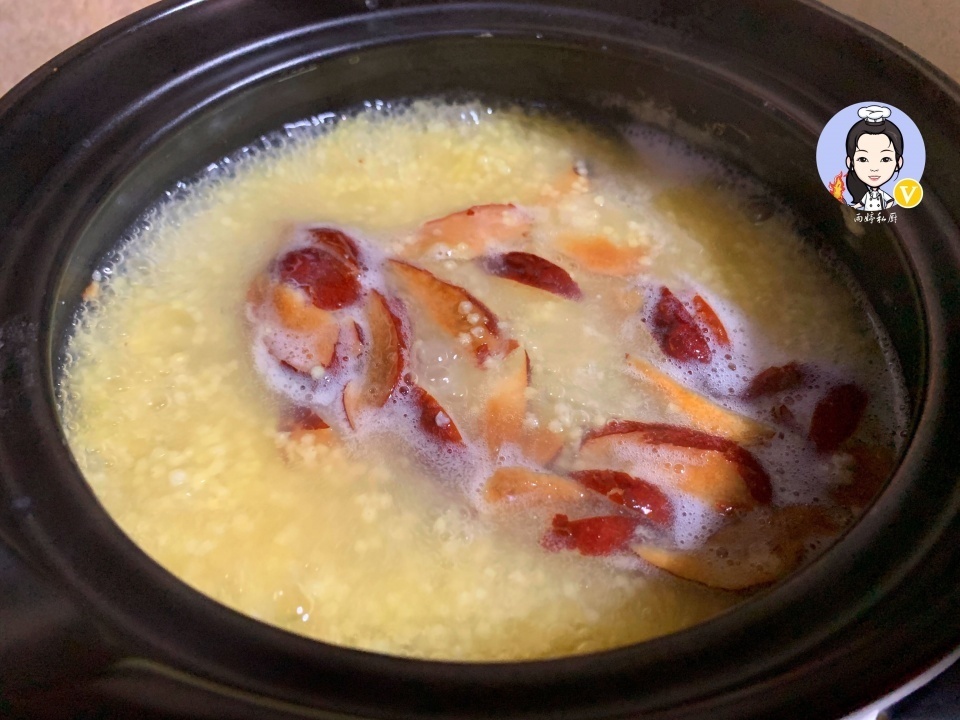 这粥,婆婆早餐必喝,满满全是胶质,每周喝几次,连化妆品都省了