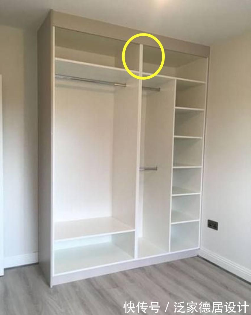 边边角角|打衣柜还是我有经验，顶部留空一排做收纳，邻居见了回家偷学！