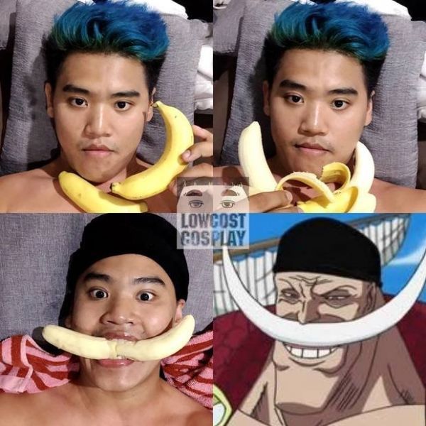 黄金圣斗士也难逃泰国小哥的COS,史上第一件“香蕉味”圣衣诞生