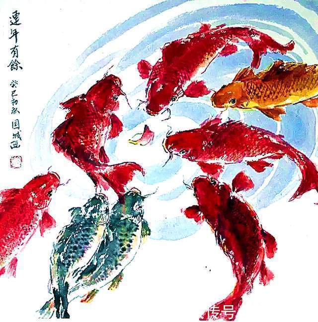 x90@「画作欣赏」岁华绘花又绘鸟,时光爱鸟更爱人,余国城画作欣赏