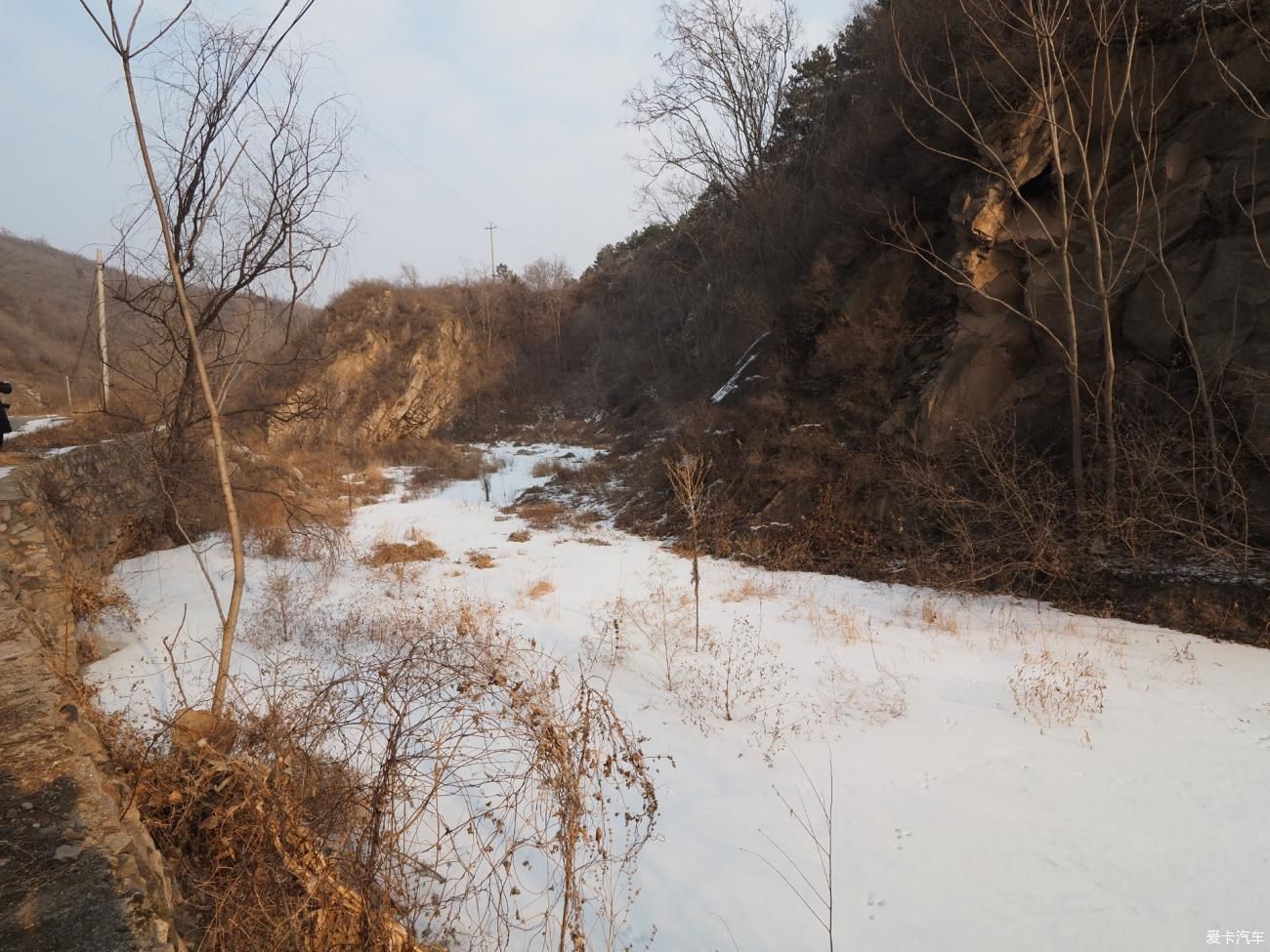 入画|山中观残雪