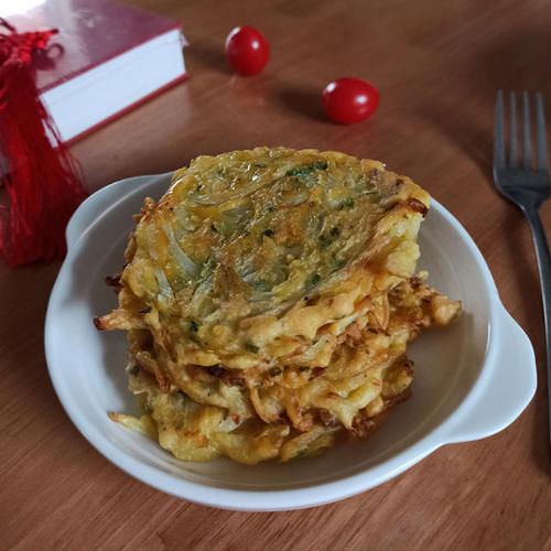  豆浆|香葱鸡蛋萝卜丝饼，配上一杯豆浆，暖暖的一天开始了