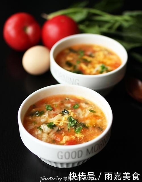 疙瘩汤这样做,好看更好喝,10分钟上桌