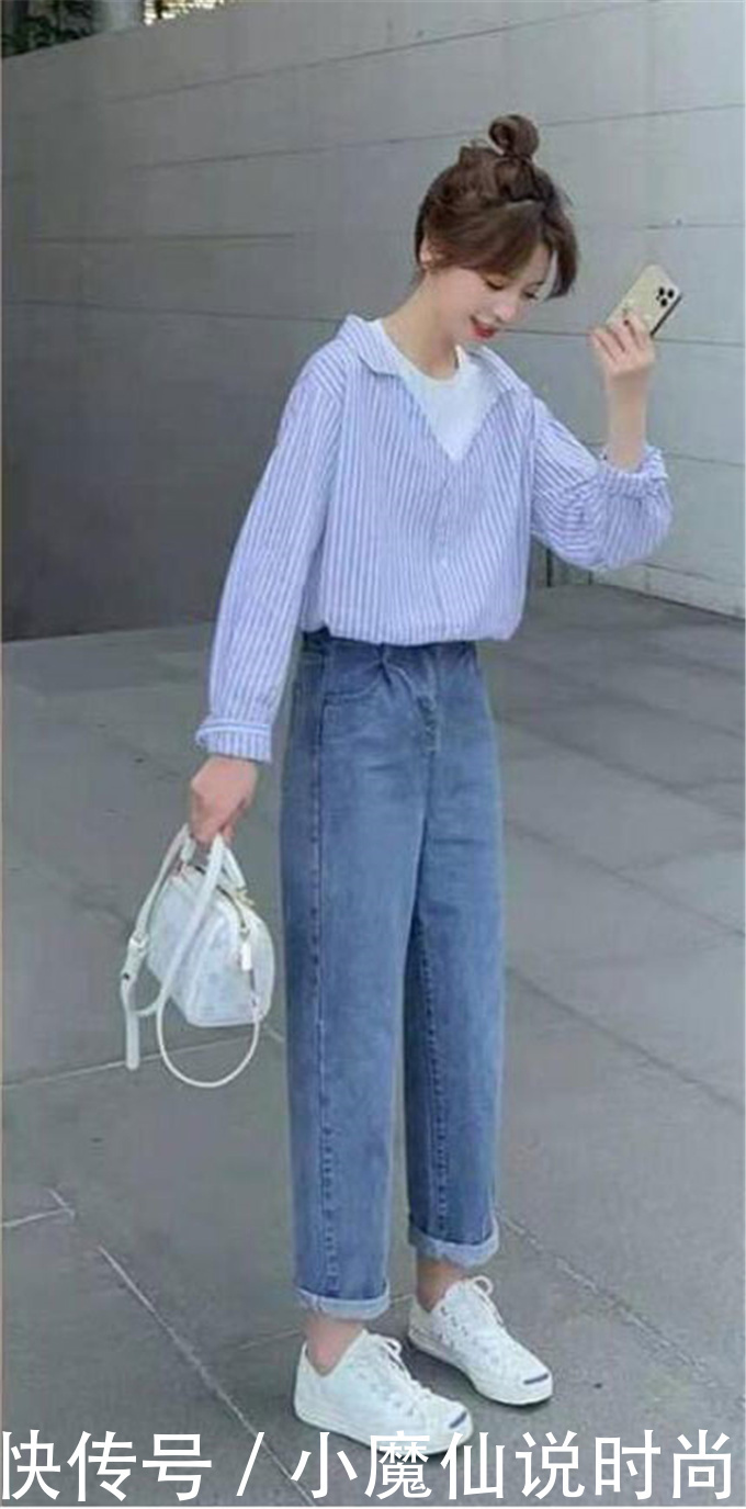 小个子初春怎么穿才能显高显瘦呢?10套减龄搭配,你值得借鉴