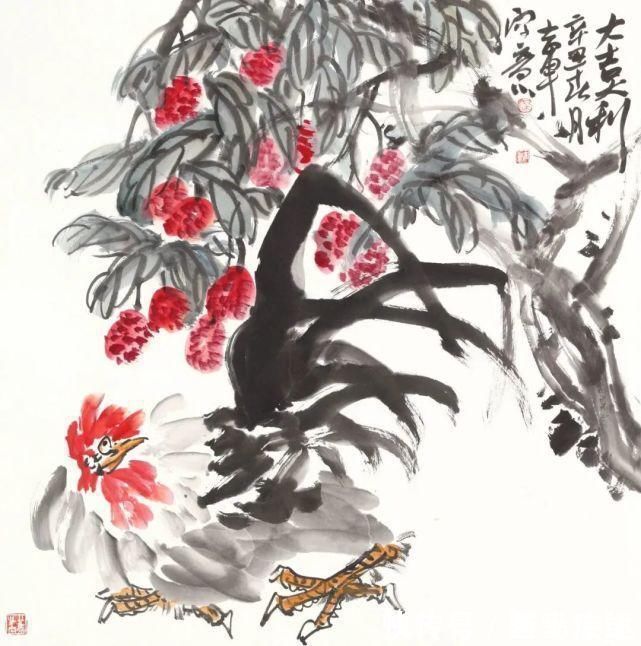 画家|闲云散淡!大写意绘画比较考验画家的造型能力和对笔墨的掌控能力