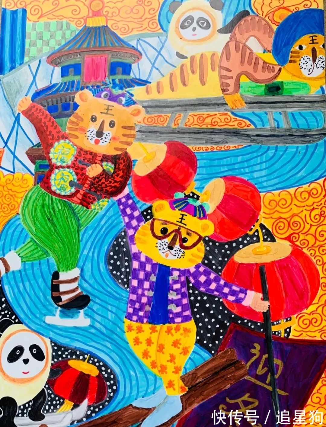 征集$这些冬奥儿童画太秀了!快来找找有没有你的作品|征集