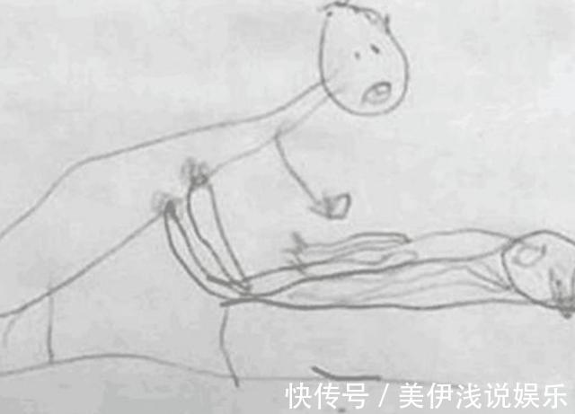 画线条|七岁女儿上绘画班，在家画了几张画，父母无意看到之后果断报了警