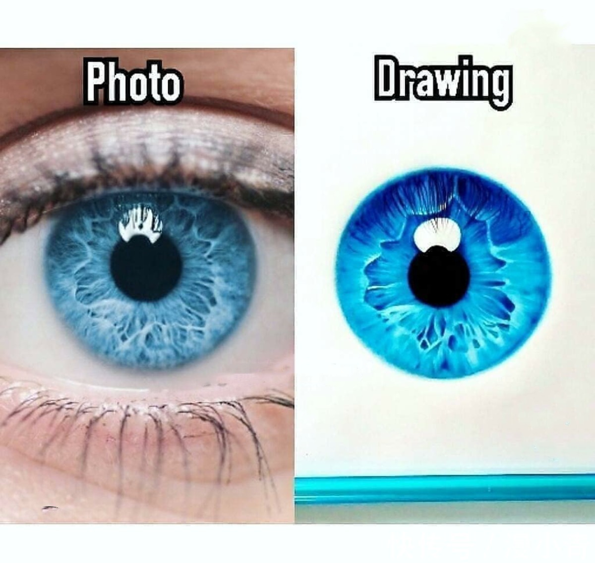 画师#喜欢画画只把人物眼睛画好行不行,只要够真实一样能成为大师