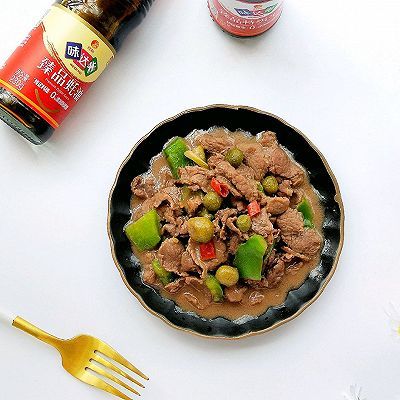 菜椒|山黄皮炒牛肉