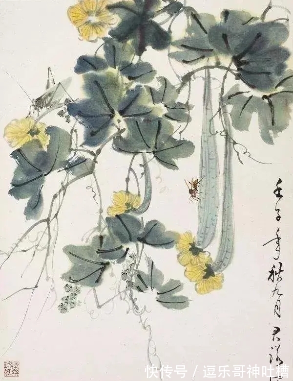 花鸟画!写虫圣手!潘君诺花鸟画