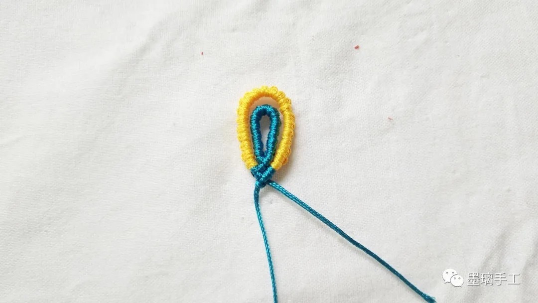 适合新手diy编的水滴型水晶耳环手工编绳