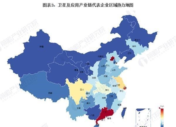 中国卫星及应用行业产业链全景梳理及区域热力地图