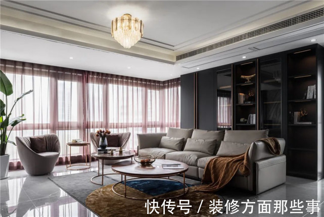 地毯|141平现代风三居室,一物一色,融洽于空间