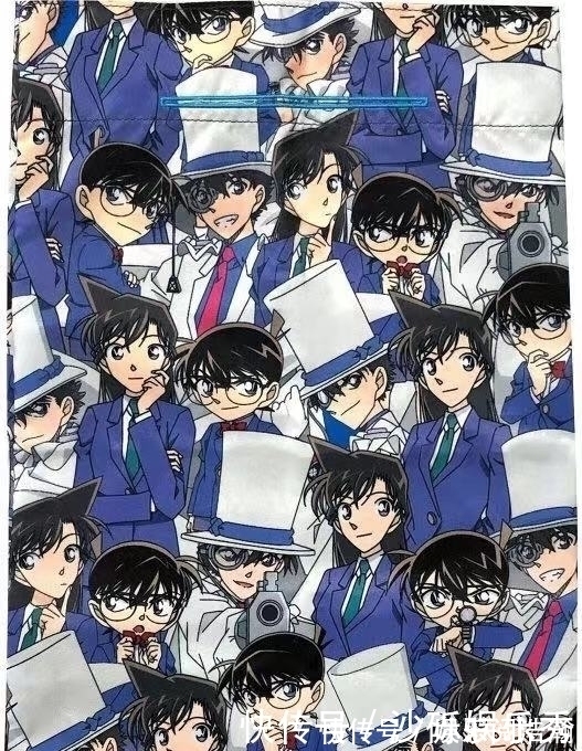 恐惧者|名侦探柯南推出环保购物袋,好多角色挤一起,密集恐惧者慎入!