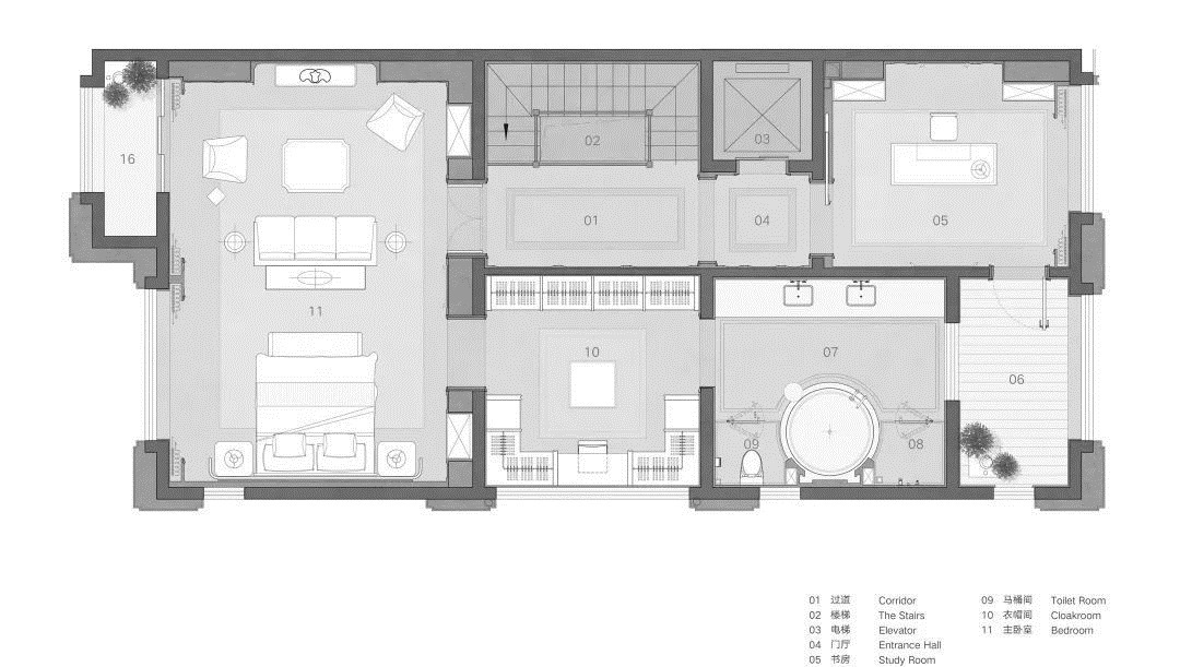布置|900㎡现代轻奢,蓝绿色墙面+端庄软装,诗意档次!豪宅有人看吗?