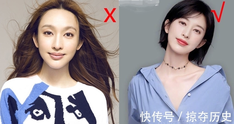 长发|这四个脸型非常适合剪短发,难怪明星剪后颜值逆天,看看适合你吗