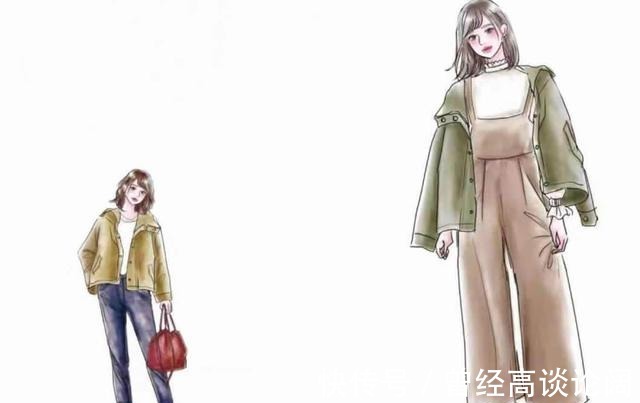 格纹 3种穿衣状态,你是哪一种早秋最美“手绘穿搭”,只教穿衣干货!
