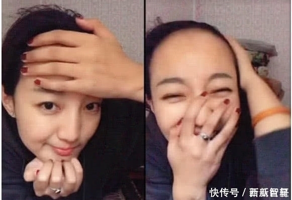 掀起刘海|永远不知道女生刘海下面隐藏了什么？掀起刘海后，网友