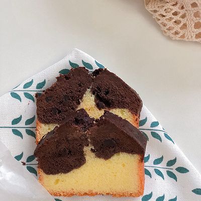 巧克力双色磅蛋糕
