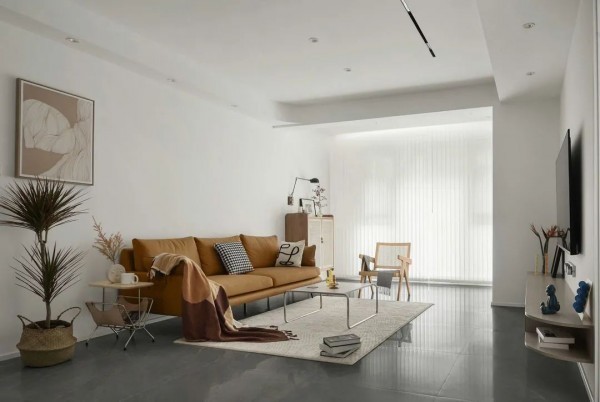 四白|这才是简约不简单!116㎡真正的四白落地,高级感反而藏不住