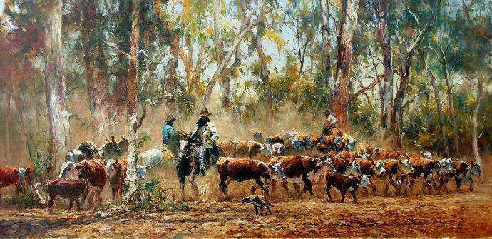 罗伯特#澳大利亚画家罗伯特 黑根(Robert Hagan )作品欣赏