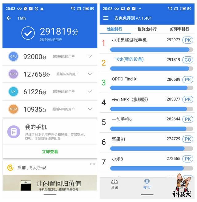 科技犬通过跑分来快速了解魅族16th的性能(8 128gb版本)高通骁龙845是