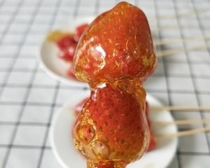 冷却后的草莓，好看又好吃