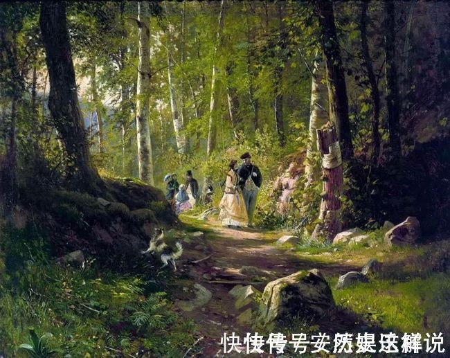 那个时代$俄罗斯杰出风景画家希施金的作品，诗一般的境界！