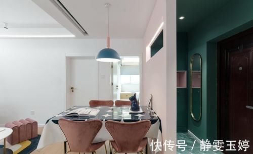 玄关|大白墙装出智慧小宅，都藏在她家65㎡二居室里，实用性满分，好美好治愈
